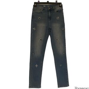 DG2 by Diane Gilman Classic Stretch Signature Skinny Jeans 4-6 Small